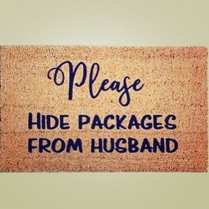 Custom welcome mats